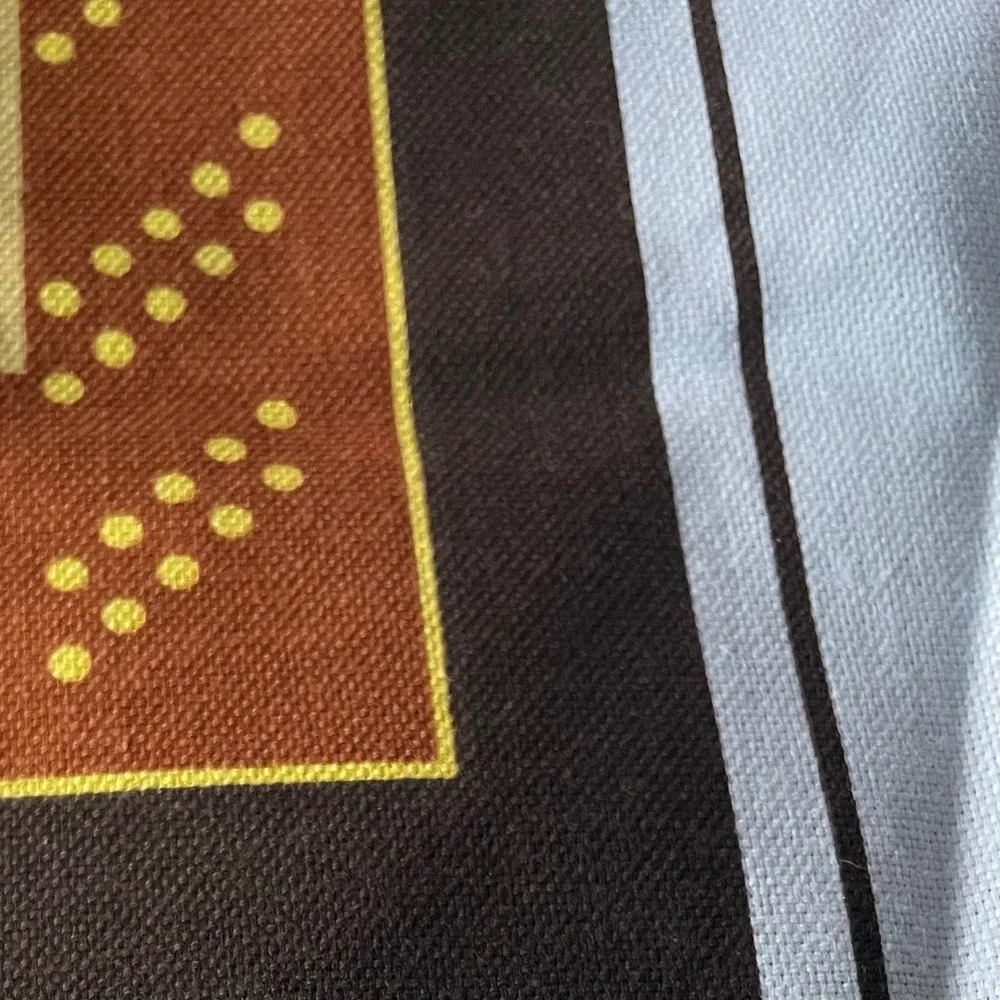 I Love Australia Kangaroo Boomerang Dot‎ Art Cotton Tea Towel Brown Ochre 30